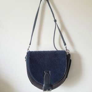 J.W. Anderson Shearling Saddle Bag